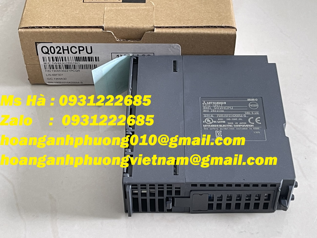 PLC hàng chính hãng mitsubishi Q02HCPU - Toàn quốc